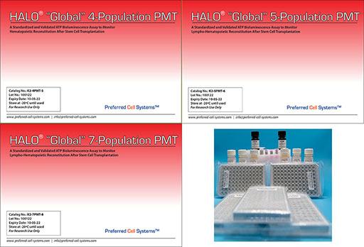 HALO® PMT "Global": A standardized and validated ATP bioluminescence assay yo monitor lymphocyte-hematopoietic stem and progenitor cells after stem cell transplantation